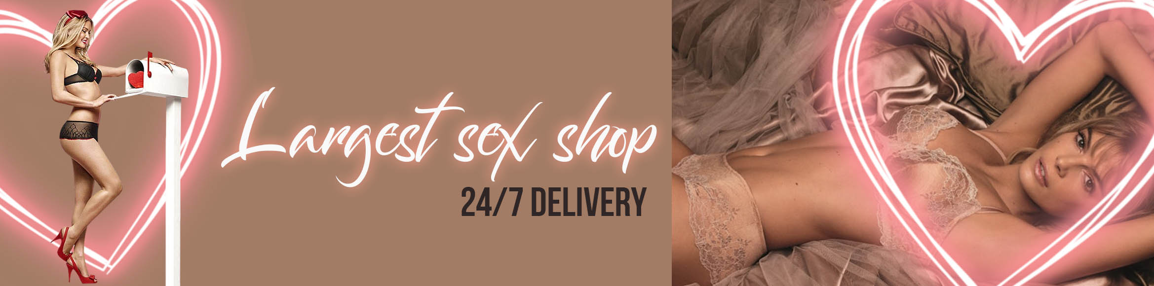 Website Banner design for sex shop| elissdigital.art